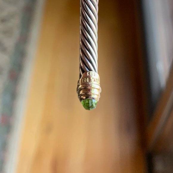 Cable Classic Peridot Bracelet - Picture 3 of 3